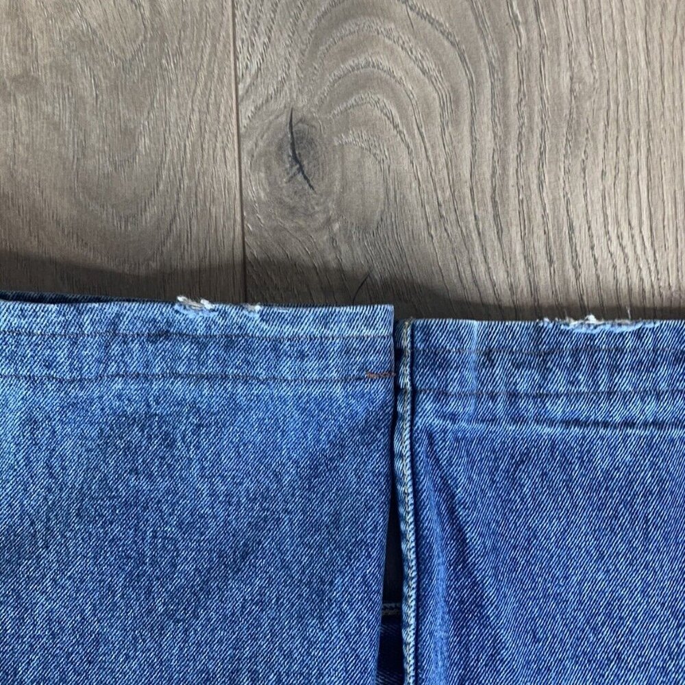 Lawman Western Womens Denim Jeans With Studded Back Pockets Blue Size 15 Classic - Picture 8 of 9